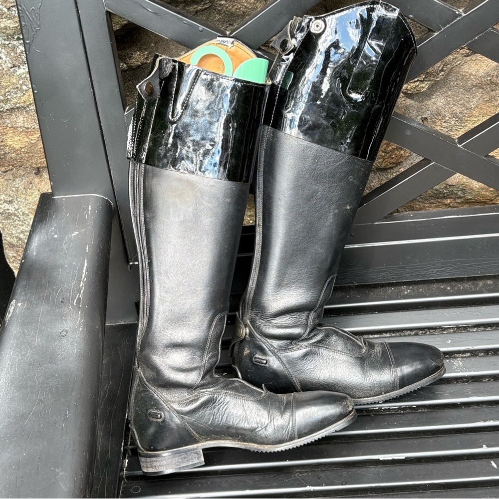 Black Riding Boots - Picture 2 of 6